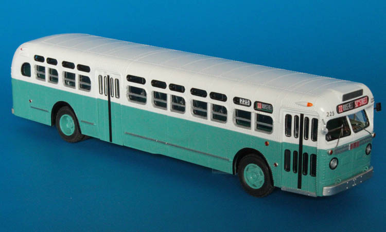 1955 gm tdh-5105 (seattle transit system 200-304 series). SPTC238.15 Model 1 48